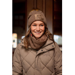 Cuello de punto B Vertigo Faye Marrón barro Beige