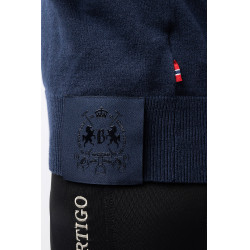 Jersey B Vertigo en mezcla de lana Faye Titán Marino Azul marino Jersey B Vertigo en mezcla de lana Faye Titán Marino Azul marino