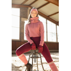 Bufanda de punto Horze Haze Rosa brezo