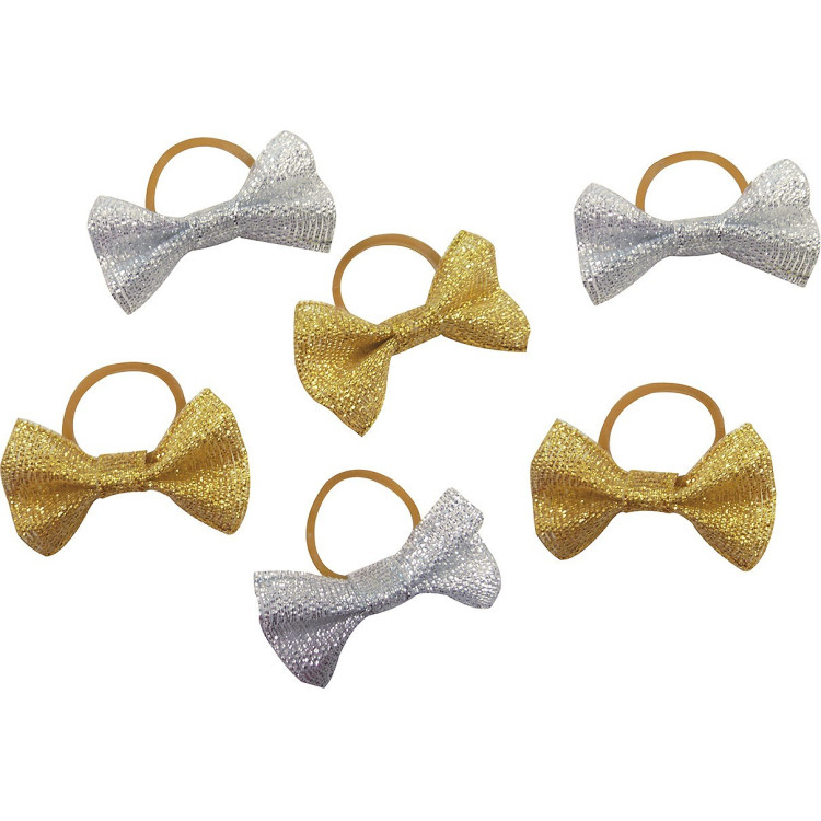 Gomas con lazos Equi-Theme con purpurina