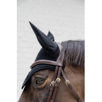 Brida Dy'on colección D muserola combinada trenzada con Pull Back Castaño Marrón