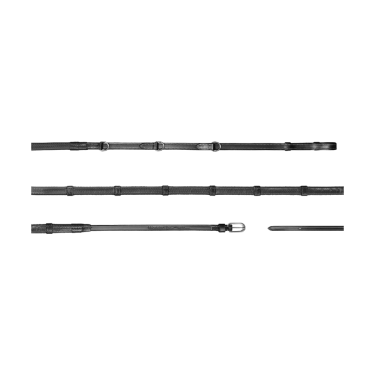 Riendas Howlett Dy'on 3 "D" Goma 1/2'' con 7 topes