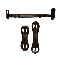 Barboquejo Dy'on 1/2" Con 2 Correas Desmontables Castaño Marrón