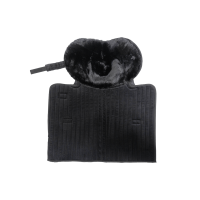 Sotto Fascia da Scuderia e da Trasporto con Protezione del Garretto Kentucky Negro Sotto Fascia da Scuderia e da Trasporto con Protezione del Garretto Kentucky Negro
