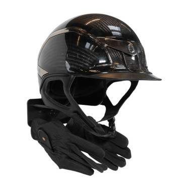 Soporte para Casco con Gancho de Acero Grooming Deluxe by Kentucky Negro Soporte para Casco con Gancho de Acero Grooming Deluxe by Kentucky Negro