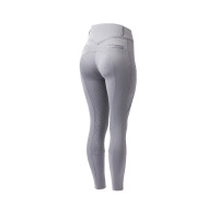 Pantalón térmico con asiento completo Mira para mujer Horze Aleación Gris