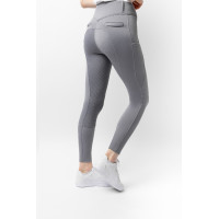 Pantalón térmico con asiento completo Mira para mujer Horze Aleación Gris