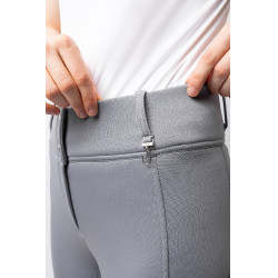 Pantalón térmico con asiento completo Mira para mujer Horze Aleación Gris