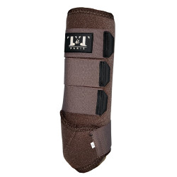 Protector tendones T de T neopreno Castaño Marrón