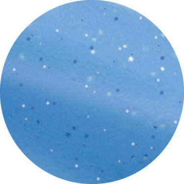 Almohaza metálica redonda fluorescente con purpurina Almohaza metálica redonda fluorescente con purpurina