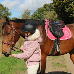 Almohadilla de montar Rider Harcour Karembar Colorete Rosa Almohadilla de montar Rider Harcour Karembar Colorete Rosa