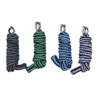 Cuerda trenzada con mosquetón antipánico HKM Aleatorio Azul