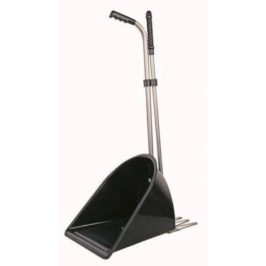 Pala y rastrillo para estiércol HKM Negro