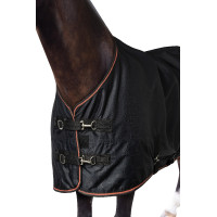 Cobertura impermeable doble polar Poni Pegasus Horze Negro caviar Cobertura impermeable doble polar Poni Pegasus Horze Negro caviar