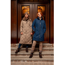 Abrigo Impermeable B Vertigo Joanna Acolchado Titán Marino Azul marino