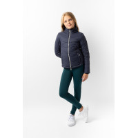 Chaqueta de equitación acolchada para niños Horze Astrid Azul polar Azul marino Chaqueta de equitación acolchada para niños Horze Astrid Azul polar Azul marino