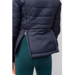 Chaqueta de equitación acolchada para niños Horze Astrid Azul polar Azul marino Chaqueta de equitación acolchada para niños Horze Astrid Azul polar Azul marino