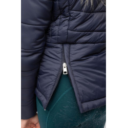 Chaqueta de equitación acolchada para niños Horze Astrid Azul polar Azul marino Chaqueta de equitación acolchada para niños Horze Astrid Azul polar Azul marino