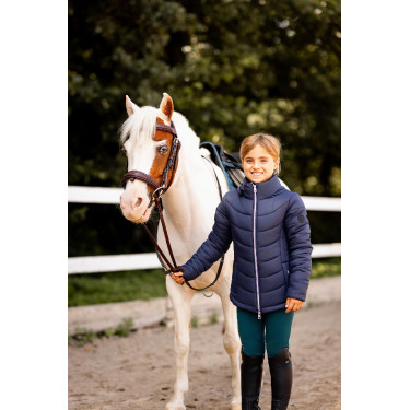 Chaqueta de equitación acolchada para niños Horze Astrid Chaqueta de equitación acolchada para niños Horze Astrid