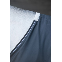 Manta de cuadra Premium HKM 1680D 200g forro liso Negro