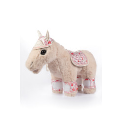 Diseño del conjunto Cuddle Pony HKM Blanco roto / rosa