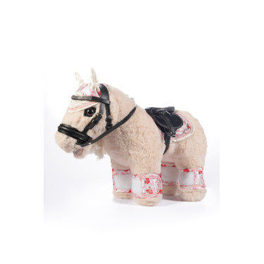 Diseño del conjunto Cuddle Pony HKM Blanco roto / rosa