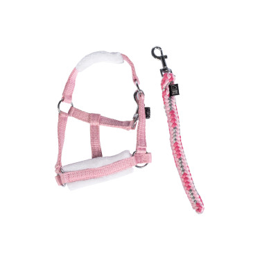 Conjunto Star Cuddle Pony HKM Rosa estrellas