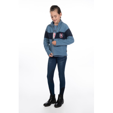 Pantalón infantil Aymee Denim con rodilleras de silicona HKM Pantalón infantil Aymee Denim con rodilleras de silicona HKM