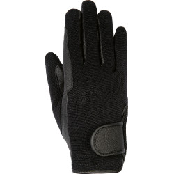 Guantes de invierno de cuero sintético HKM Guantes de invierno de cuero sintético HKM