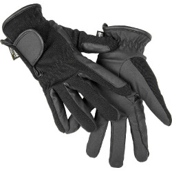 Guantes de invierno de cuero sintético HKM Guantes de invierno de cuero sintético HKM
