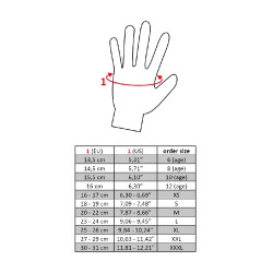 Guantes de invierno de cuero sintético HKM Guantes de invierno de cuero sintético HKM