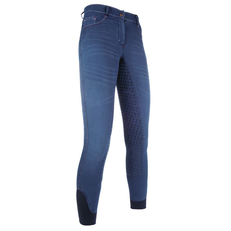 Pantalón Summer Denim Easy fondo 3/4 en silicona HKM Pantalón Summer Denim Easy fondo 3/4 en silicona HKM
