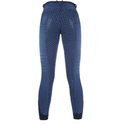 Pantalón Summer Denim Easy fondo 3/4 en silicona HKM Azul vaquero