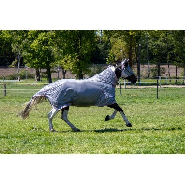Manta antimoscas Grey HKM Manta antimoscas Grey HKM