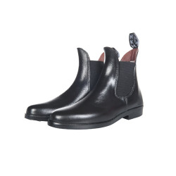 Botas de goma Jodhpur Soft con inserto HKM Negro