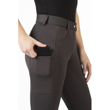 Pantalón Emma con asiento completo de silicona HKM Pantalón Emma con asiento completo de silicona HKM