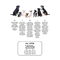 Sofá para perro Anam Cara HKM Topo / dorado amarillo Gris Sofá para perro Anam Cara HKM Topo / dorado amarillo Gris