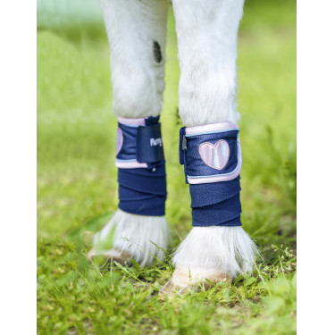 Bandas de polo Funny Horses Hearts HKM Bandas de polo Funny Horses Hearts HKM