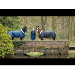 Legging Port Royal asiento completo de silicona HKM Aceite Azul