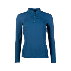 Polo de manga larga Port Royal HKM Azul oscuro Polo de manga larga Port Royal HKM Azul oscuro