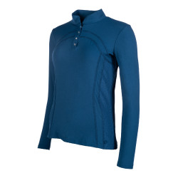 Polo de manga larga Port Royal HKM Azul oscuro Polo de manga larga Port Royal HKM Azul oscuro