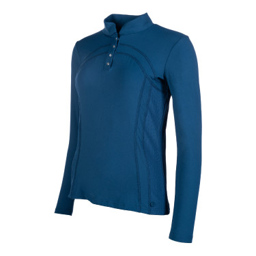 Polo de manga larga Port Royal HKM Azul oscuro Polo de manga larga Port Royal HKM Azul oscuro