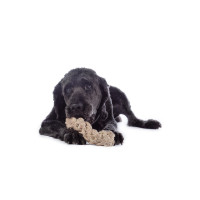 Juguete para perro Buddy Knot Bone HKM Natural Marrón