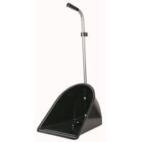 Pala y rastrillo para estiércol HKM Negro