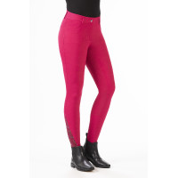 Pantalón Allure con culera de silicona HKM Arándano Rosa