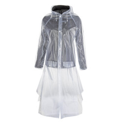 Impermeable transparente con abertura en la espalda HKM Impermeable transparente con abertura en la espalda HKM