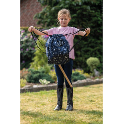 Bolsa de transporte Hobby Horsing HKM Azul marino estrellas