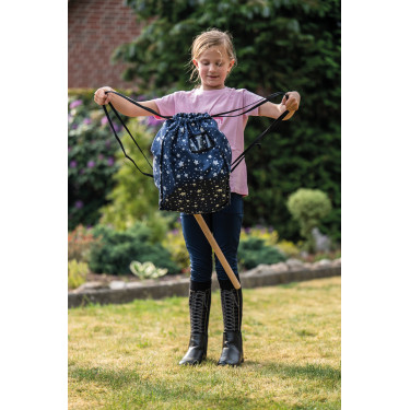 Bolsa de transporte Hobby Horsing HKM Azul marino estrellas