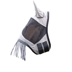 Máscara antimoscas con flecos HKM Máscara antimoscas con flecos HKM