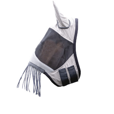 Máscara antimoscas con flecos HKM Máscara antimoscas con flecos HKM